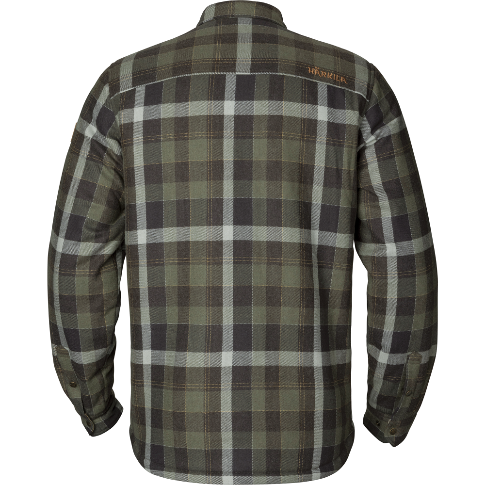 Härkila Asmund insulated wool shirt jacket willow green/phantom