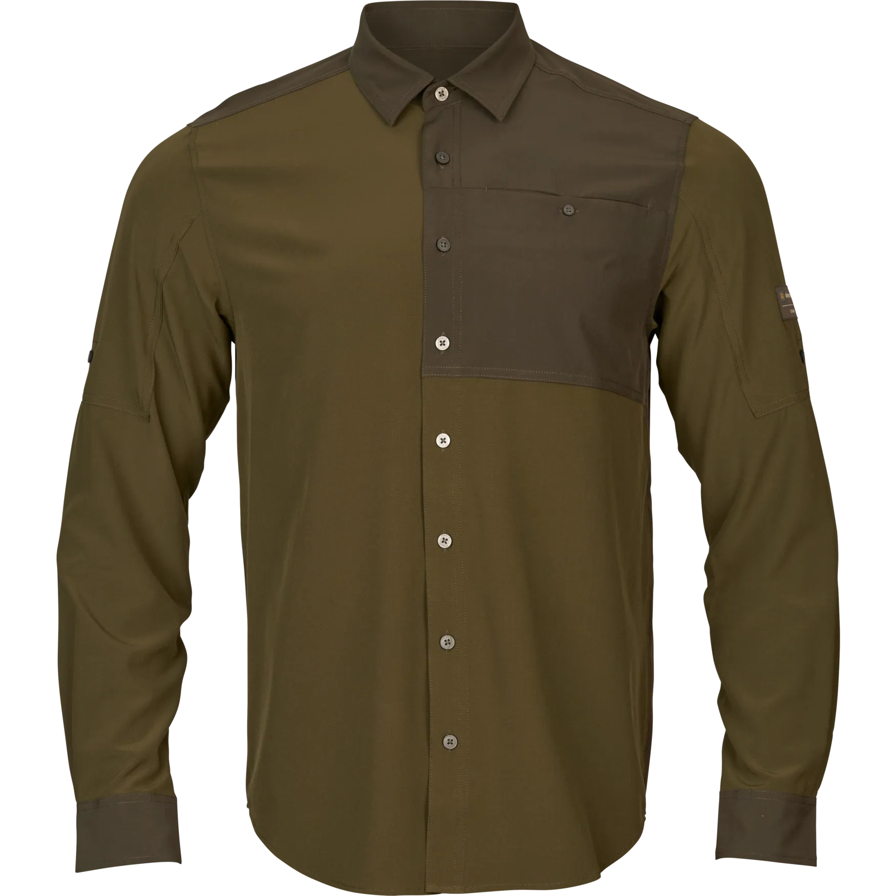 Härkila Logmar letvægts skjorte dark olive/willow green
