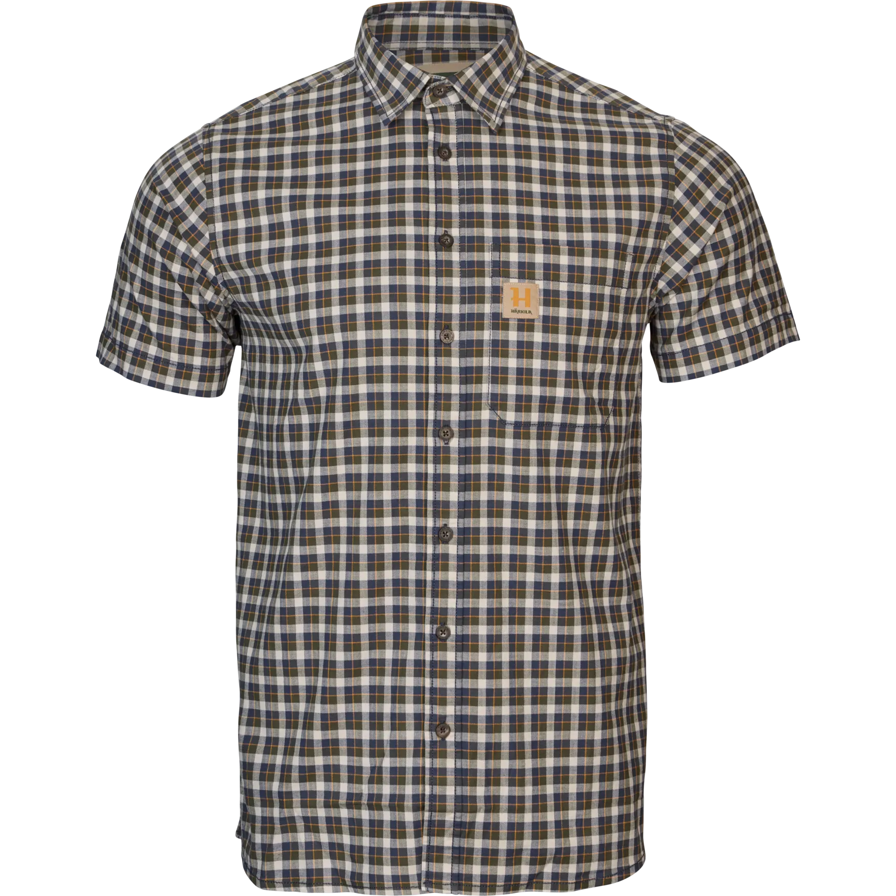 Härkila Fjell S/S-skjorte Naval Blue Check