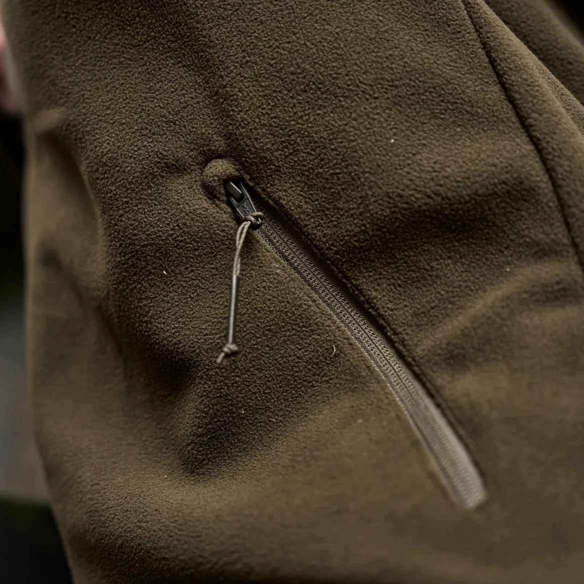 Härkila fjell fleece vest hunting green / willow green
