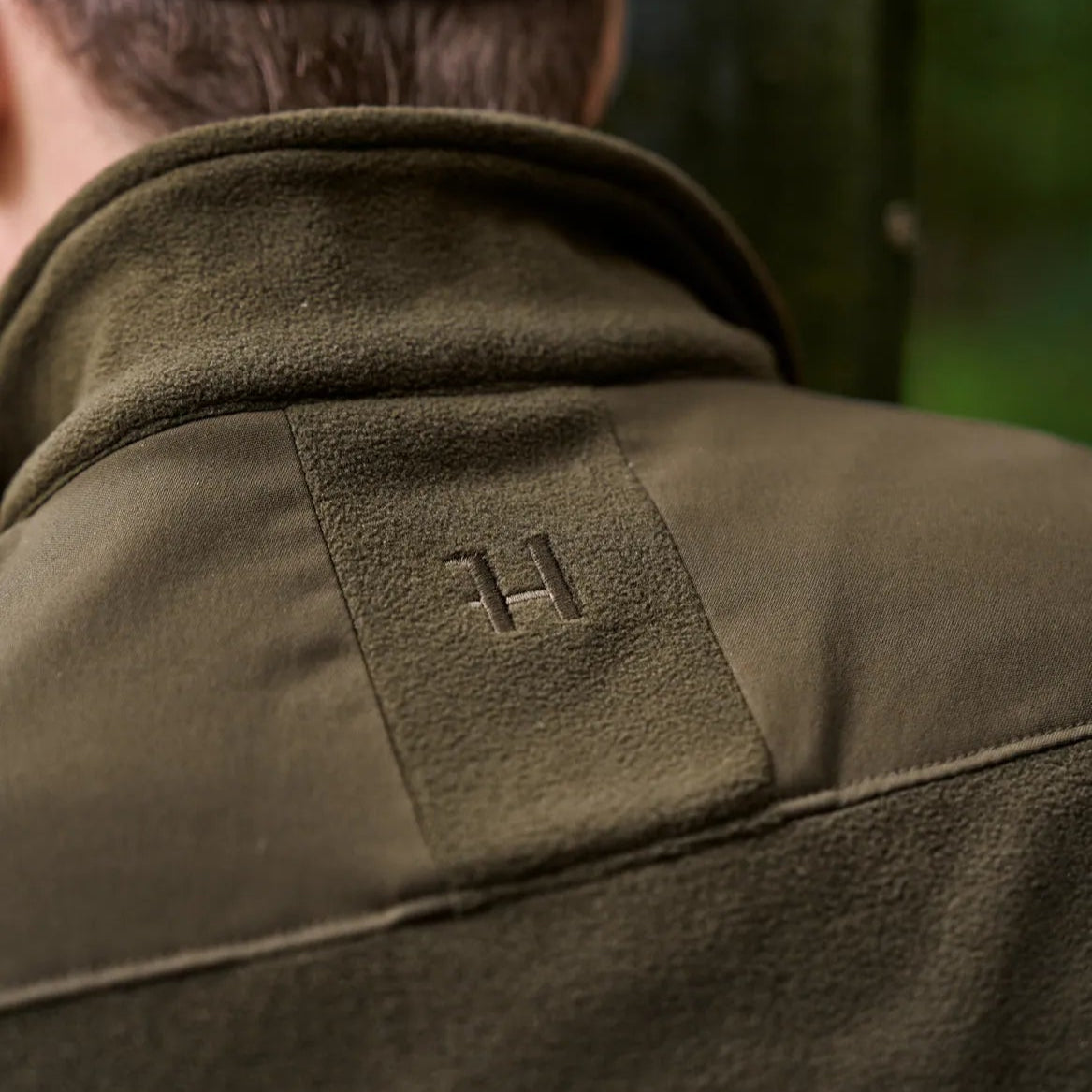 Härkila fjell fleece vest hunting green / willow green