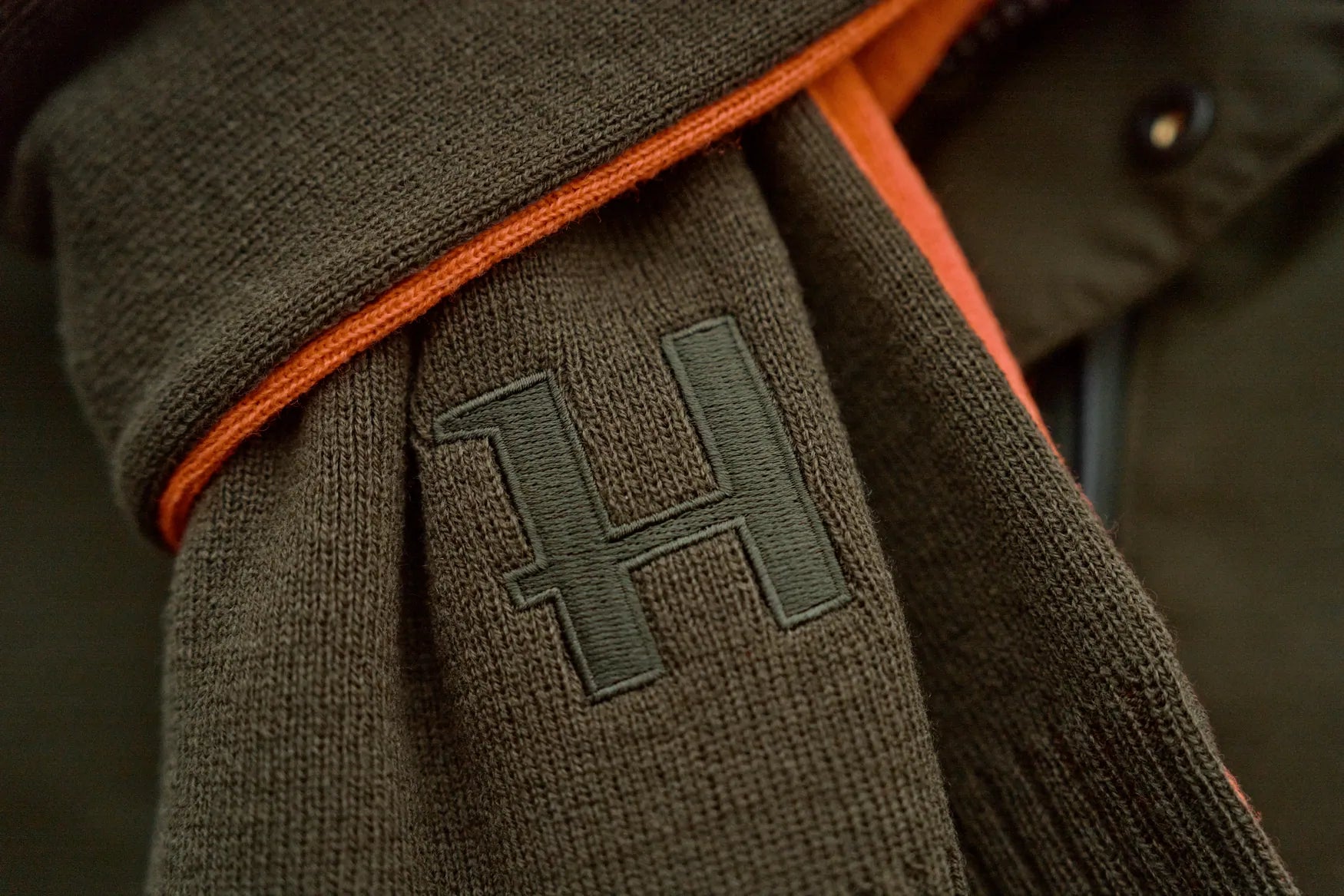 Härkila Reversible Tørklæde Willow green/Orange