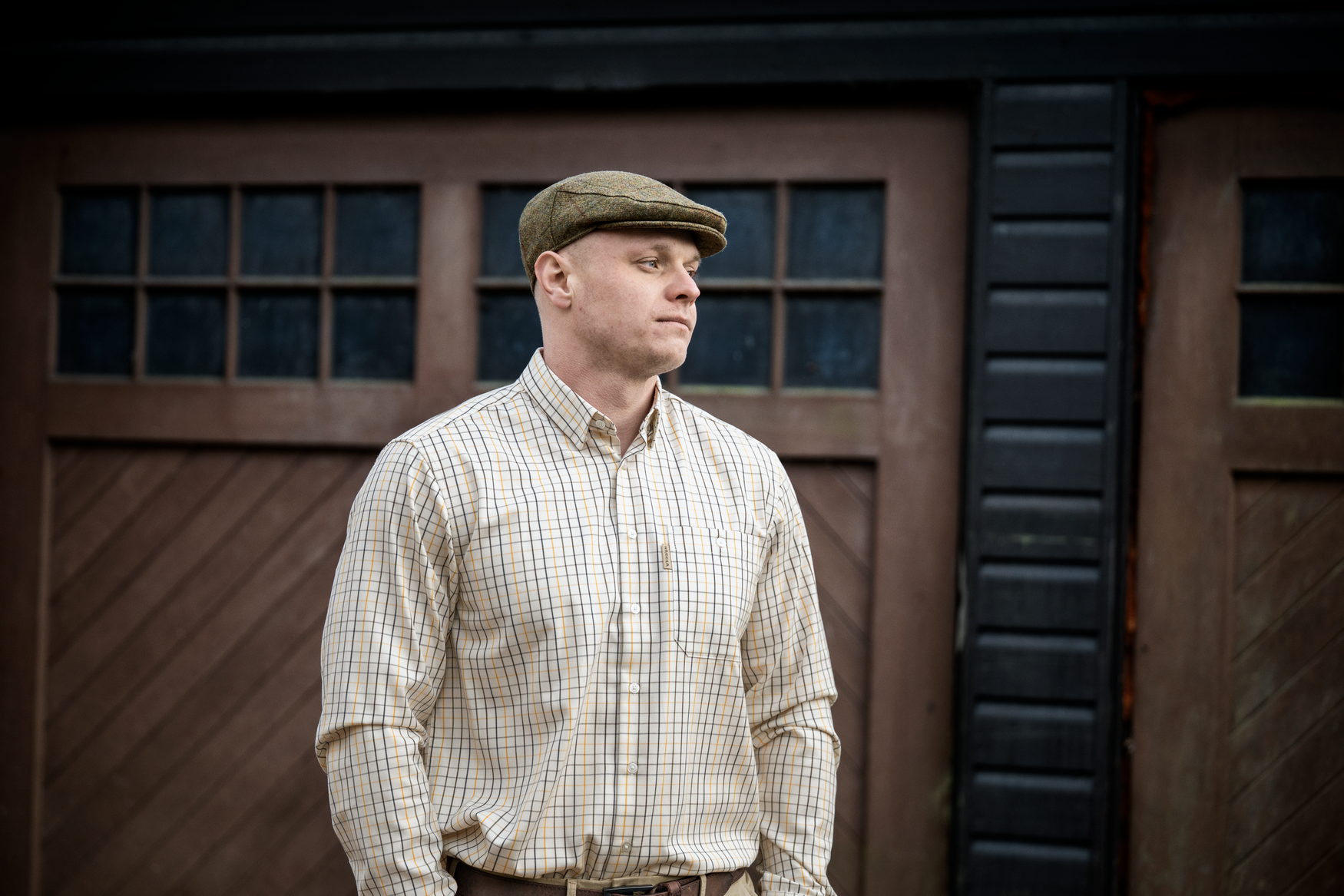 Haywood uldblanding L/S skjorteArrowwood yellow check