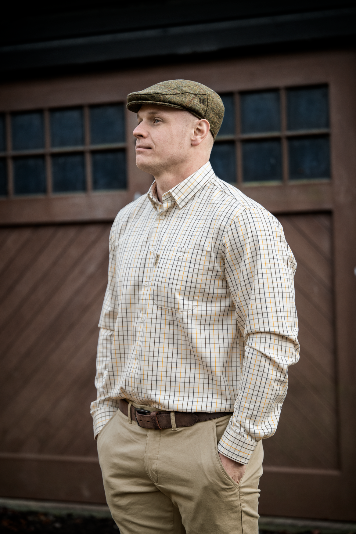 Haywood uldblanding L/S skjorteArrowwood yellow check