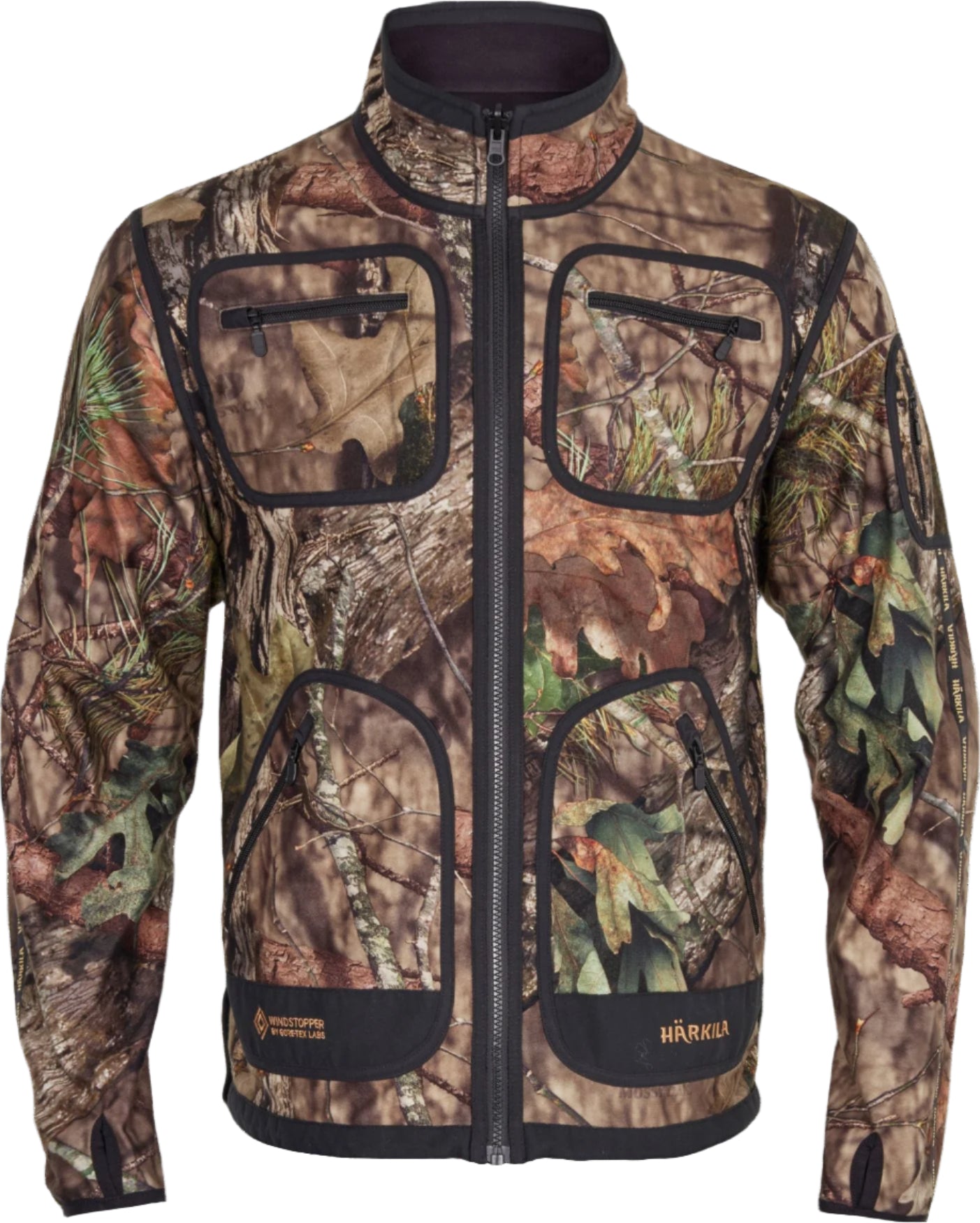 Härkila Mossy Kamko WSP fleece jakke mossyoak/black