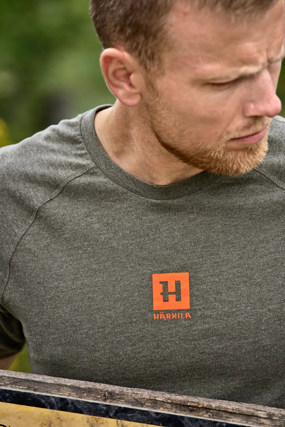 Härkila instinct t-shirt green melange
