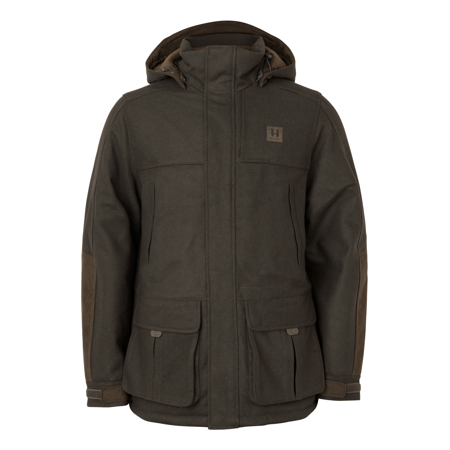 Kodiak CleverWool HSP isoleret jakke Dark hunting green/Shadow brown