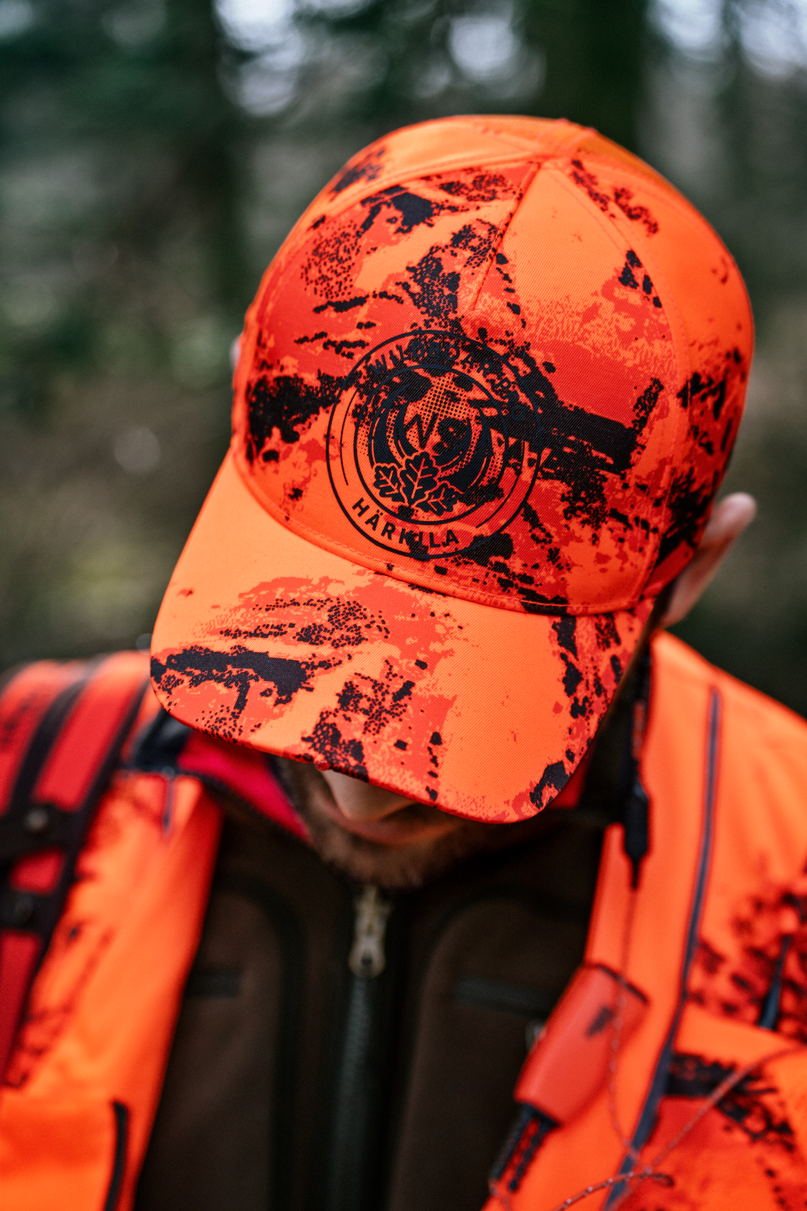 Wildboar Pro Blaze camo lys kasket AXISMSP®CE orange/Shadow brown