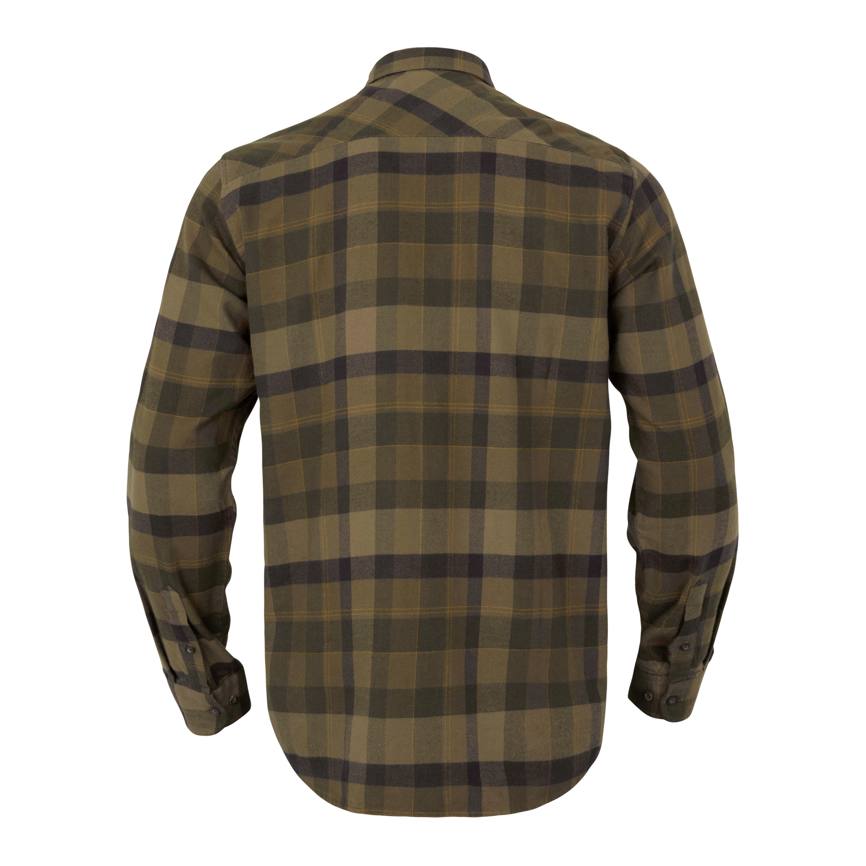Asmund L/S skjorte Beech green check