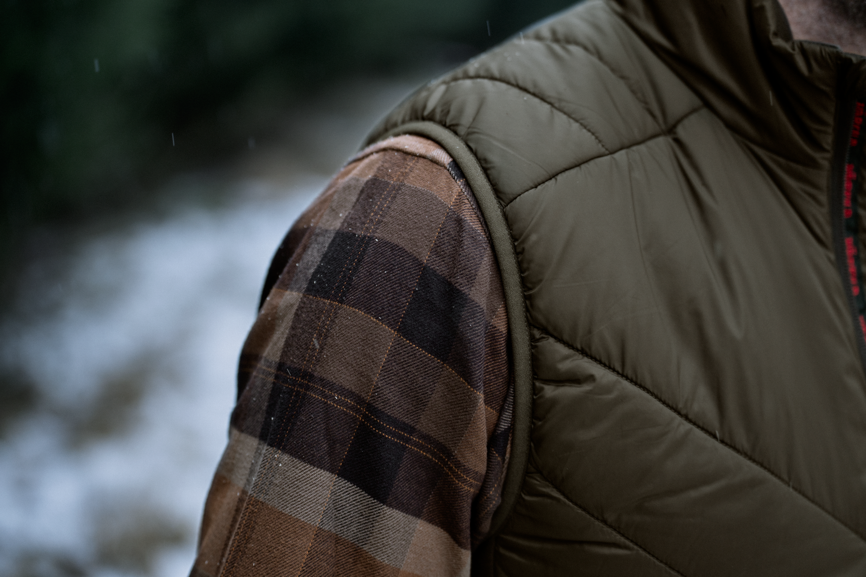 Härkila Heat Insulated vest Willowgreen/Shadow brown