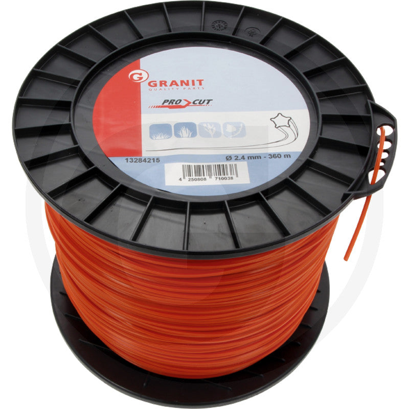 Trimmersnøre 2,4mm 360 m.