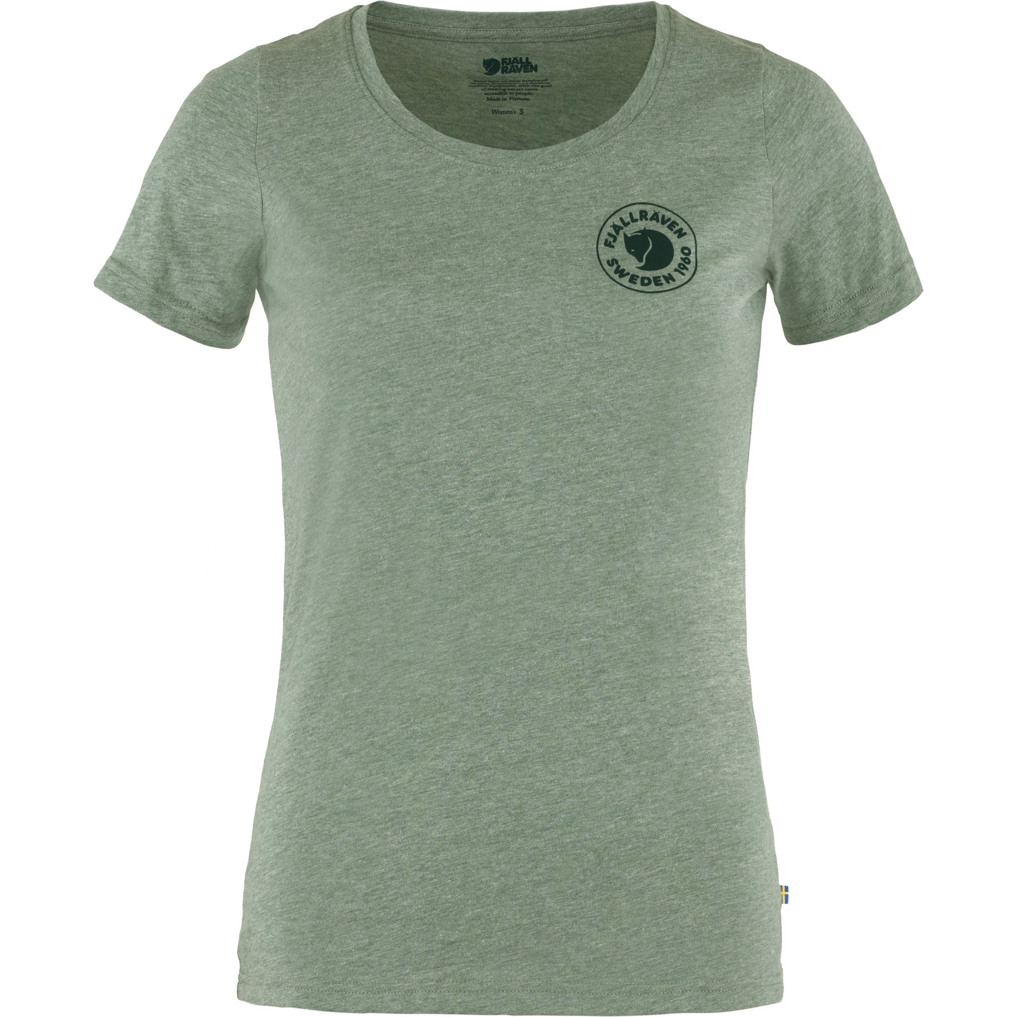 1960 Logo T-shirt W  Patina Green-Melange