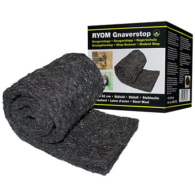 Ryom Gnaverstop Ståluld 10 x 50 cm.