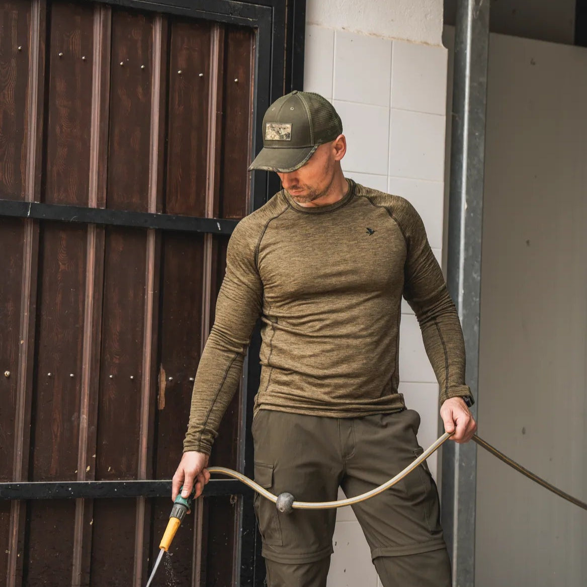 Seeland Peak T-shirt military olive melange