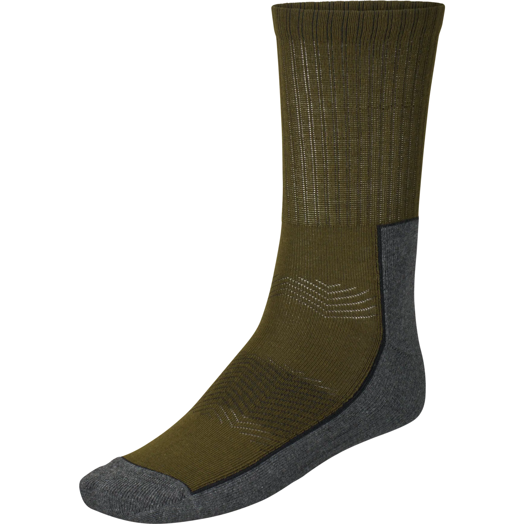 Field strømpe 3 pack pine green/dark grey