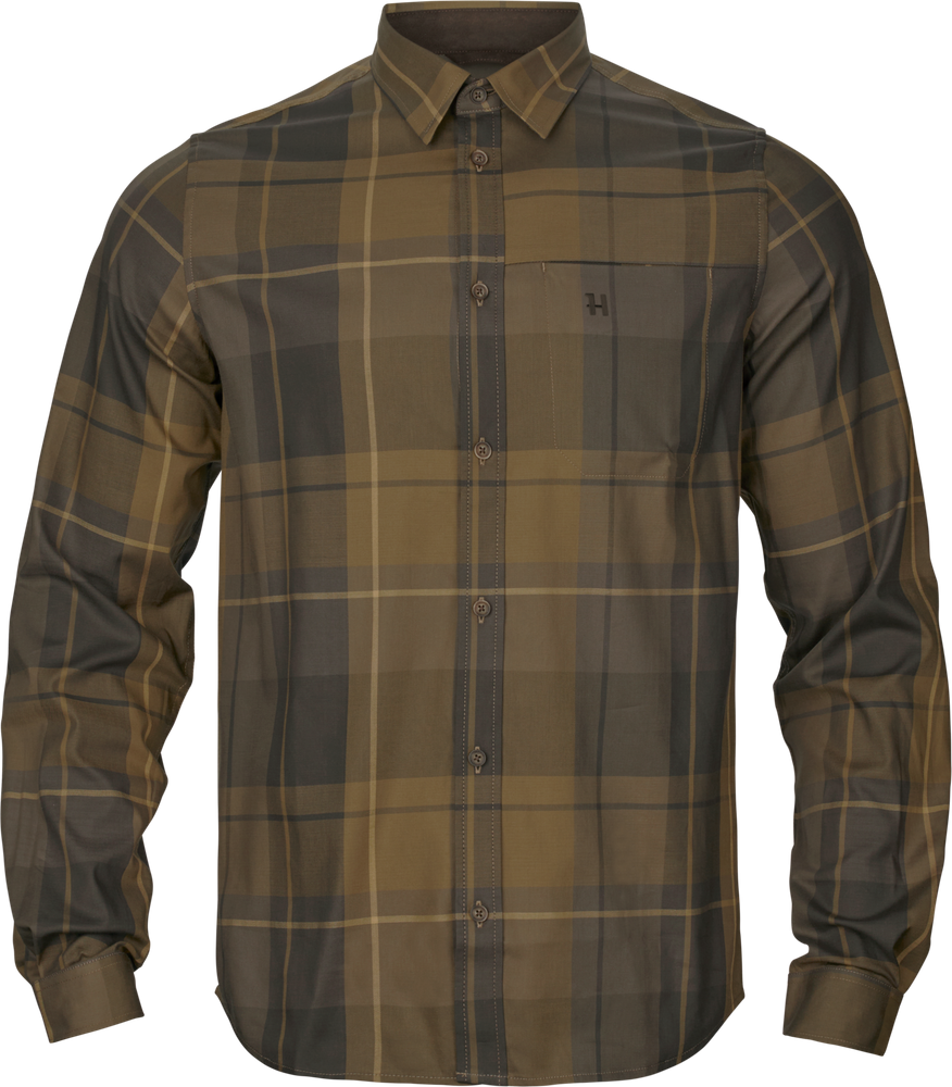 Akse L/S Skjorte Willow green check