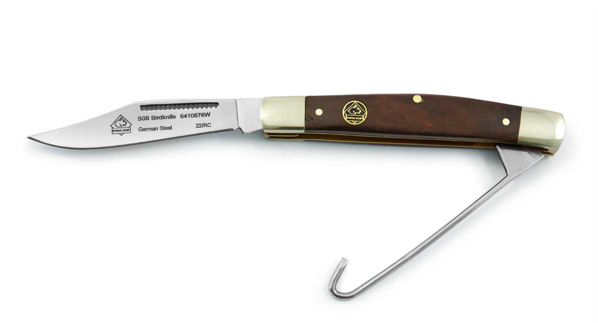 Puma SGB Bird Knife With Hook Jacaranda