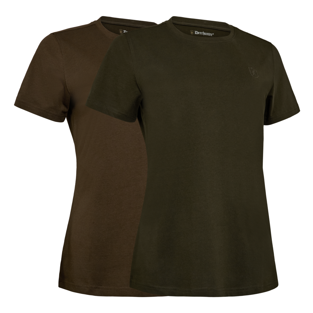 Deerhunter Lady 2-pack T-shirt Fallen leaf / Timber