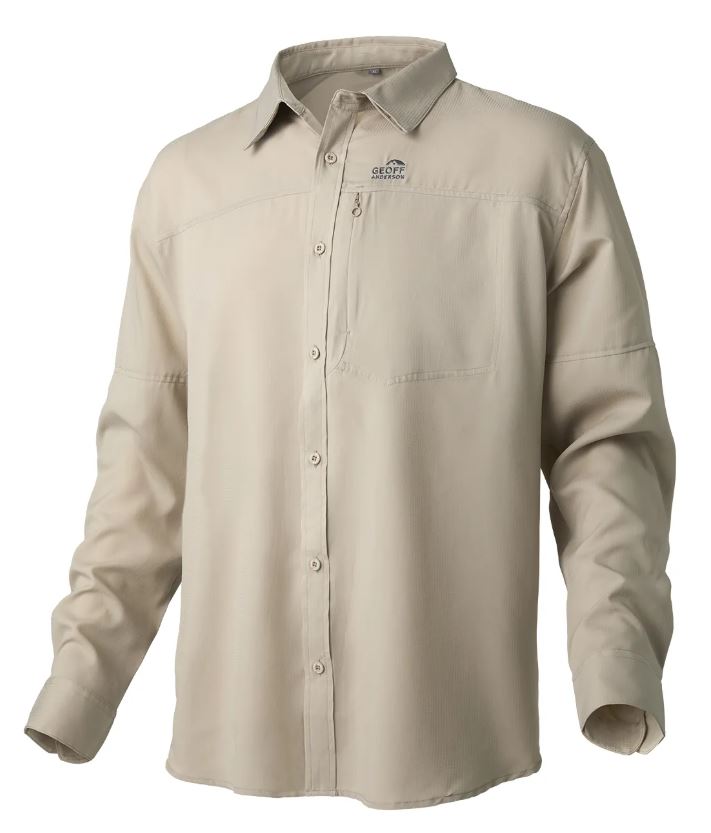 Geoff Anderson Light Long Sleeve Khaki