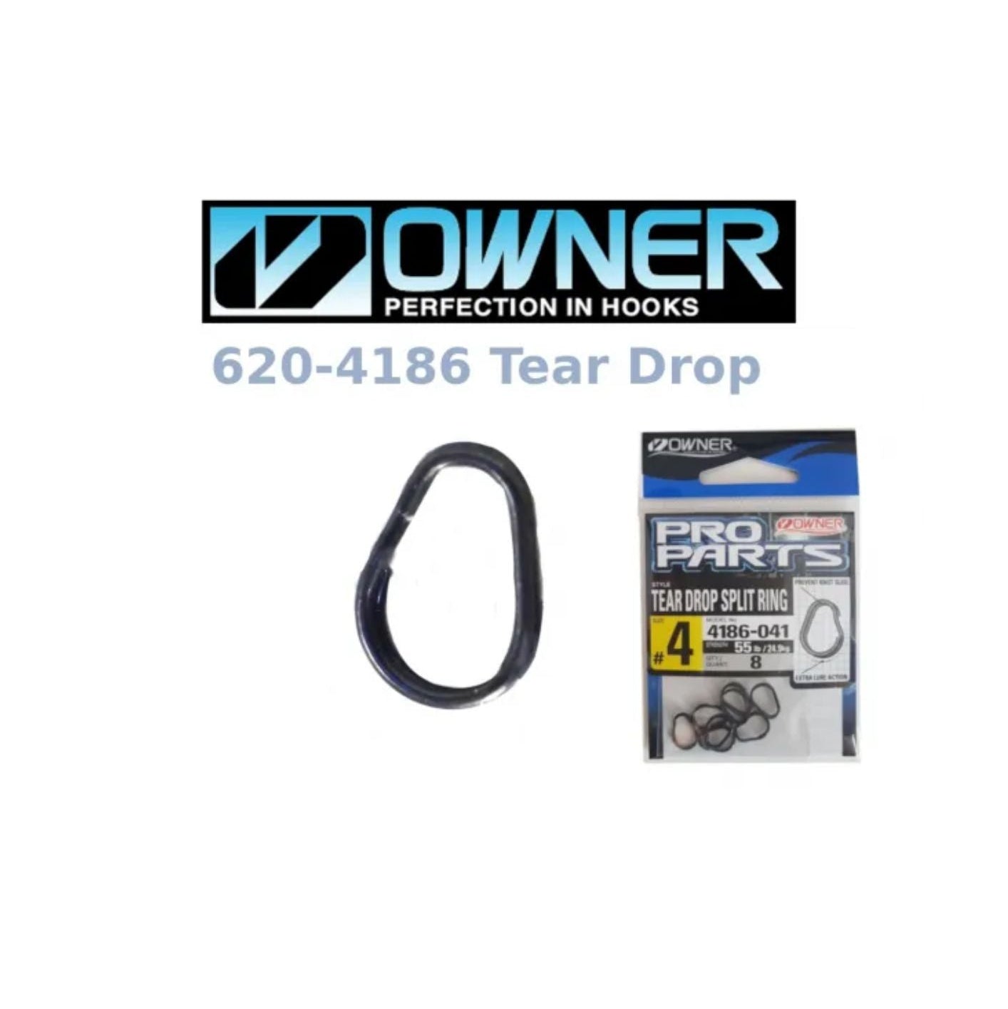 Owner Tear Drop Split Ring