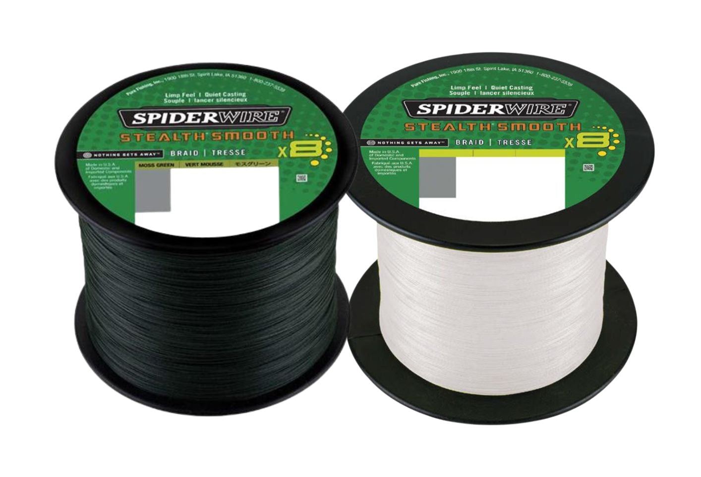 Påspoling af 100M Spiderwire Smooth 8 ved Hjulkøb