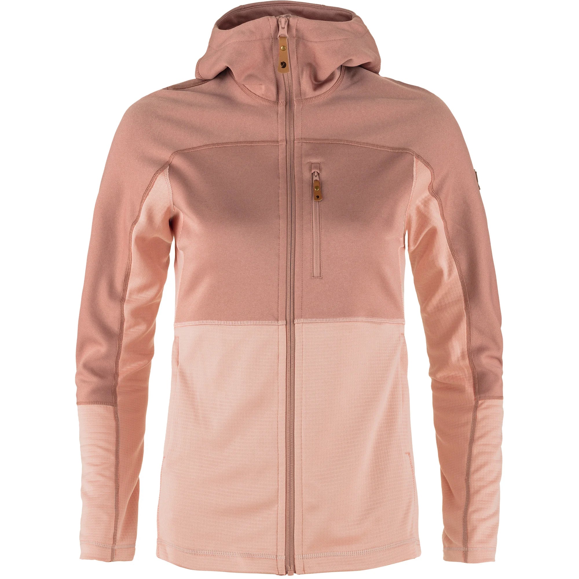 Abisko Trail Fleece W Chalk Rose-Dusty Rose