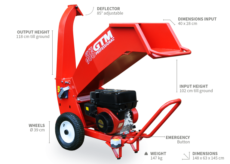 GTM GTS 900 Flishugger m/Honda GX270