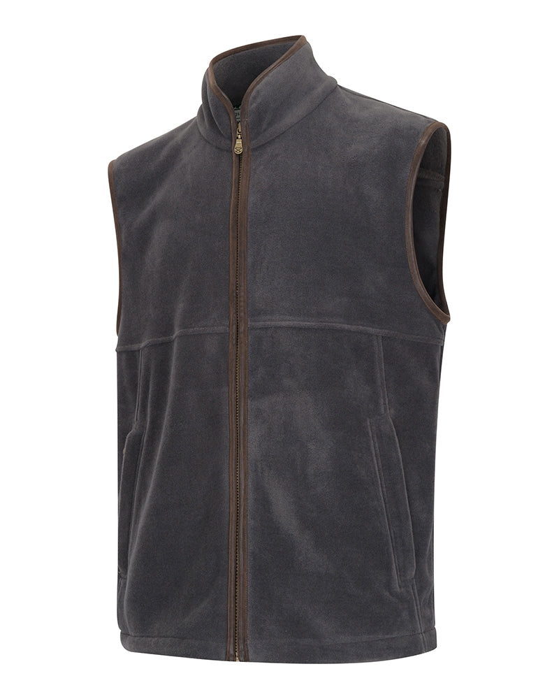 Stenton Technical Fleece Gilet Charcoal