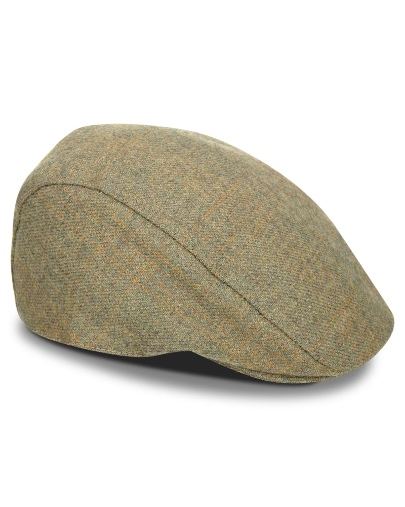 Kinloch Waterproof Tweed Cap Autumn Bracken