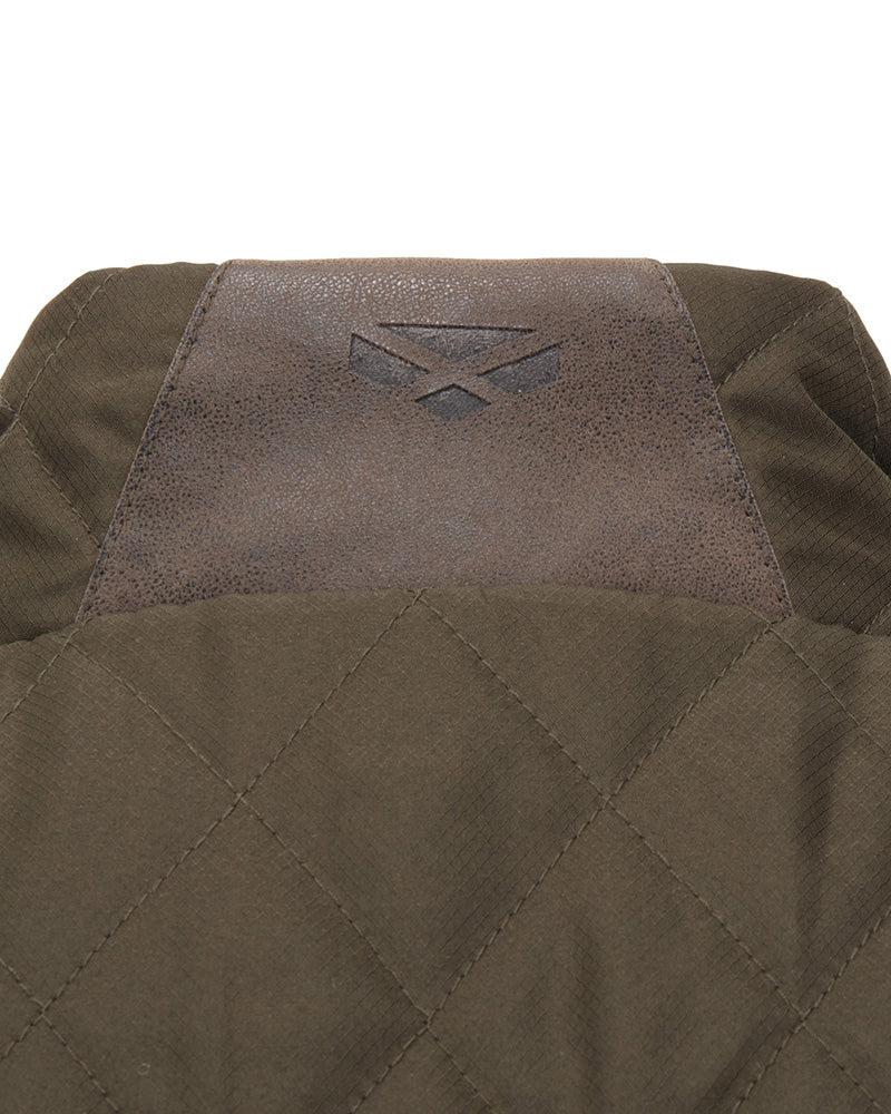 Lindores Gents Quilted Gilet Forest
