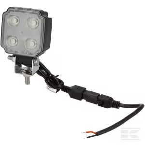 LED arbejdslygte, 20W, 3000 lumen, firkantet, hvid