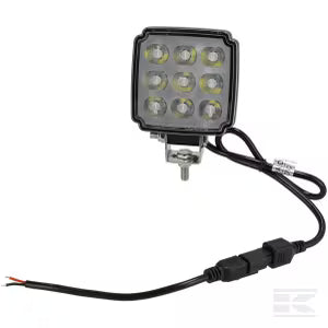 LED arbejdslygte, 27W, 3420 lumen, firkantet, hvid