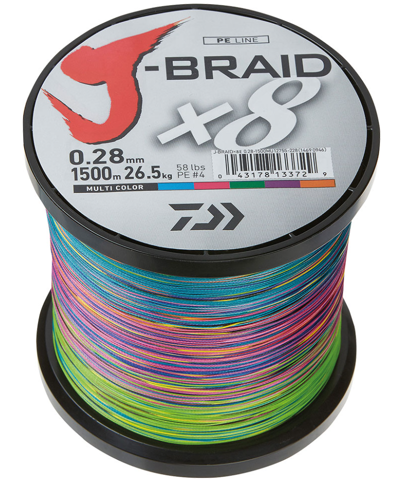 Daiwa J-Braid X8 - Multicolor
