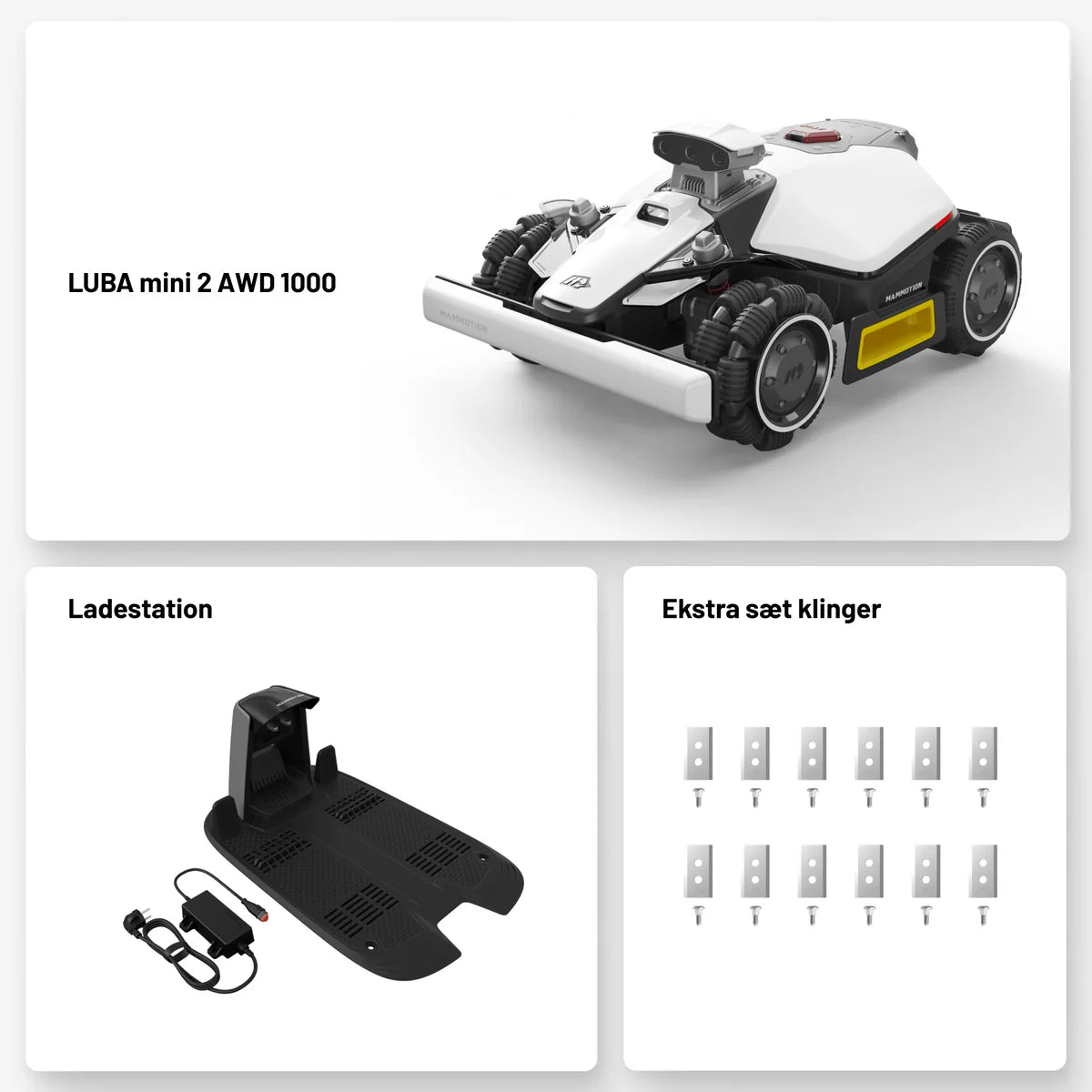 Mammotion LUBA Mini 2 AWD - 1000 m2
