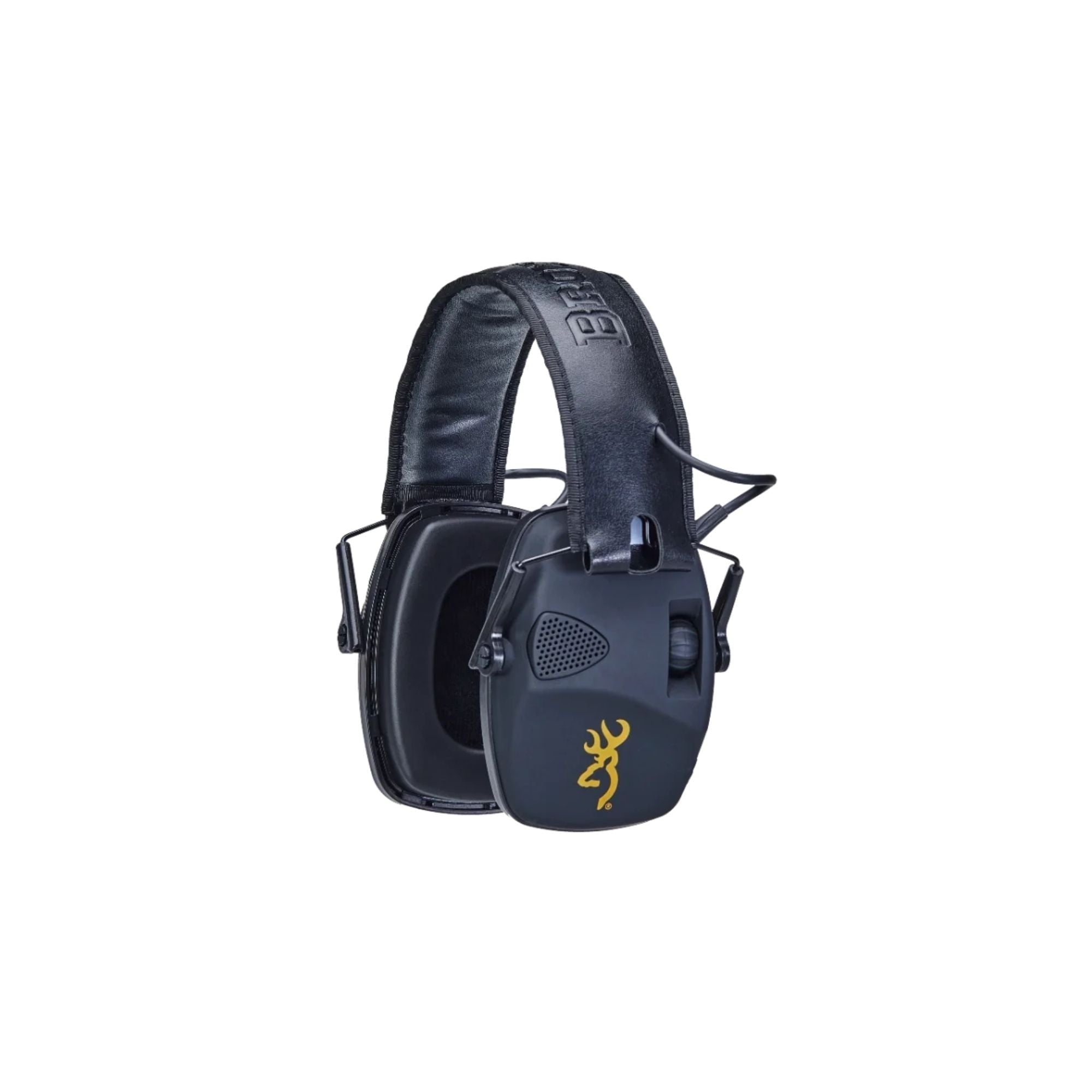 Nyjæger med høreværn og skydebriller