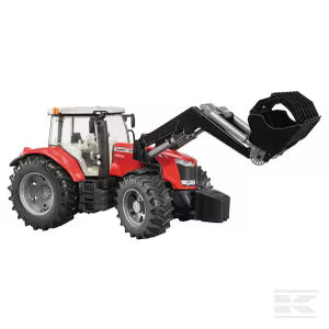 Bruder Massey Ferguson 7624 Traktor Med
