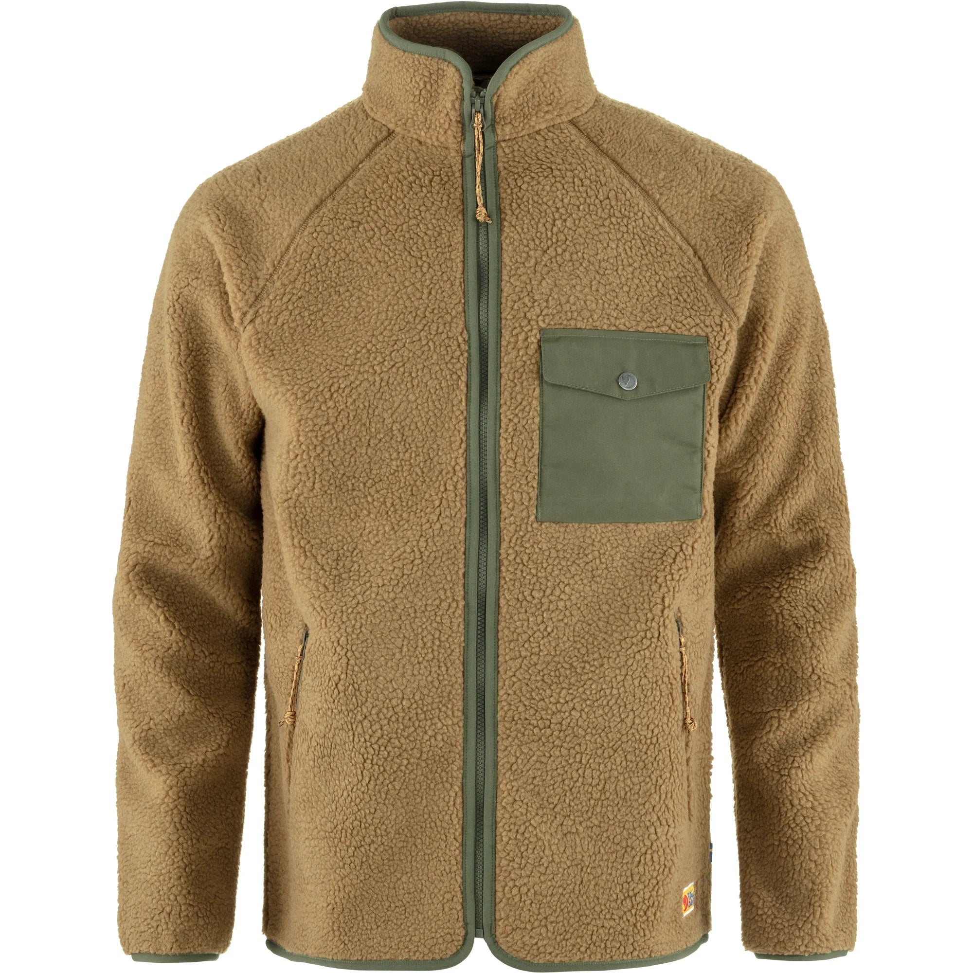 Vardag Pile Fleece M - Buckwheat Brown-Laurel Green