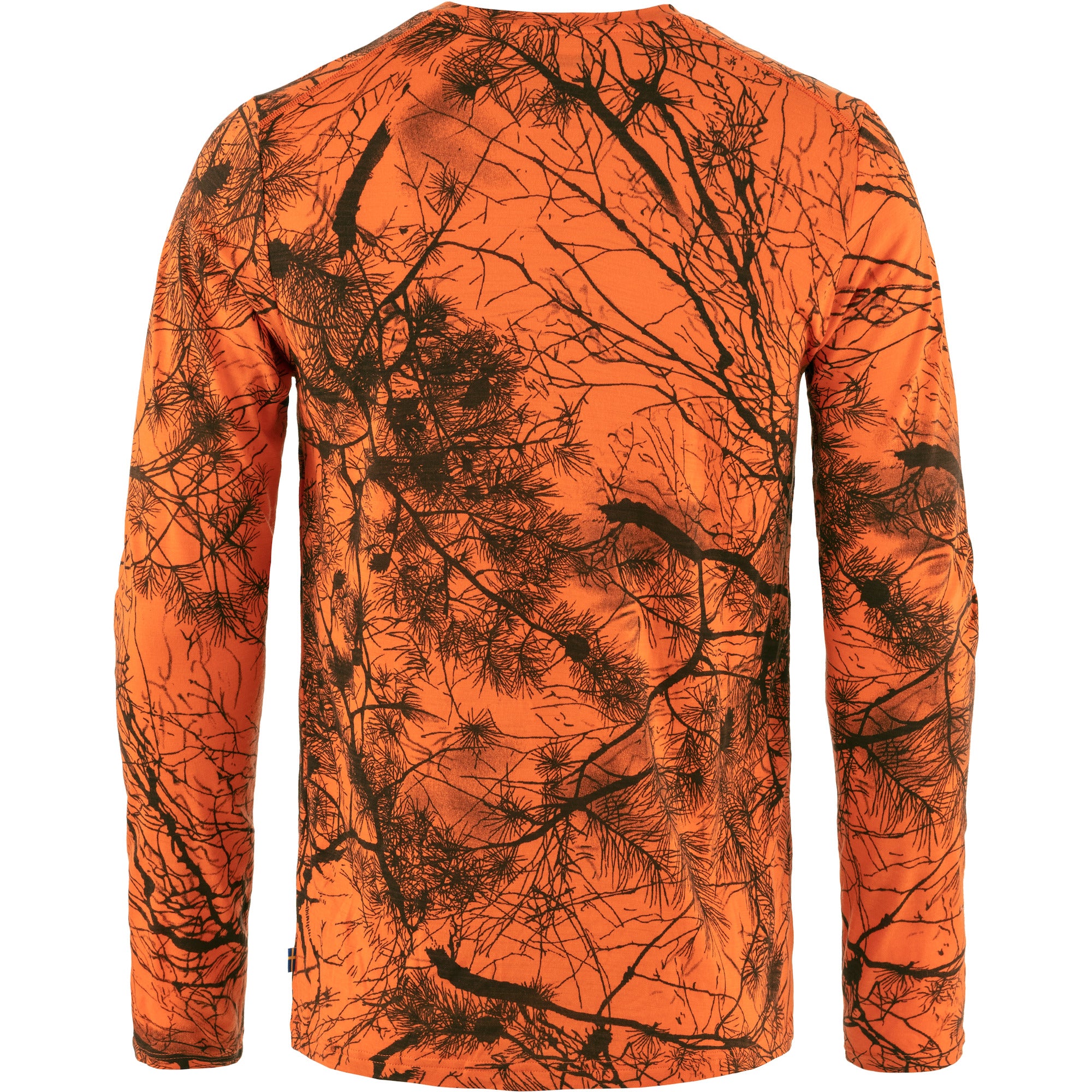 Värmland Wool LS M - Orange Multi Camo