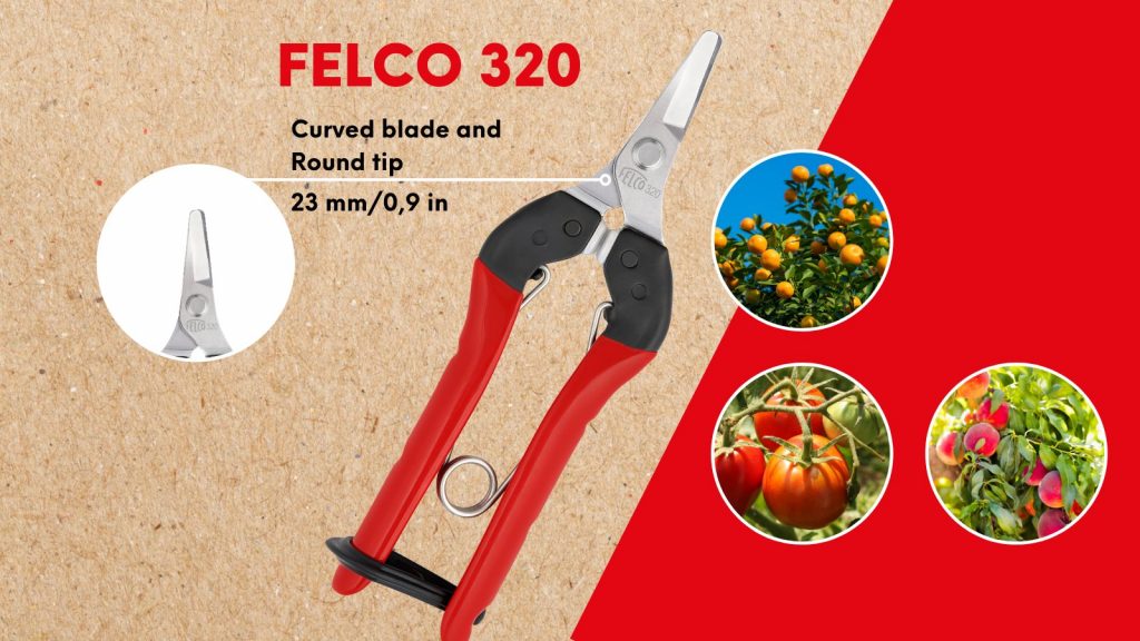 Felco 320 Plukkesaks 23mm buet skær