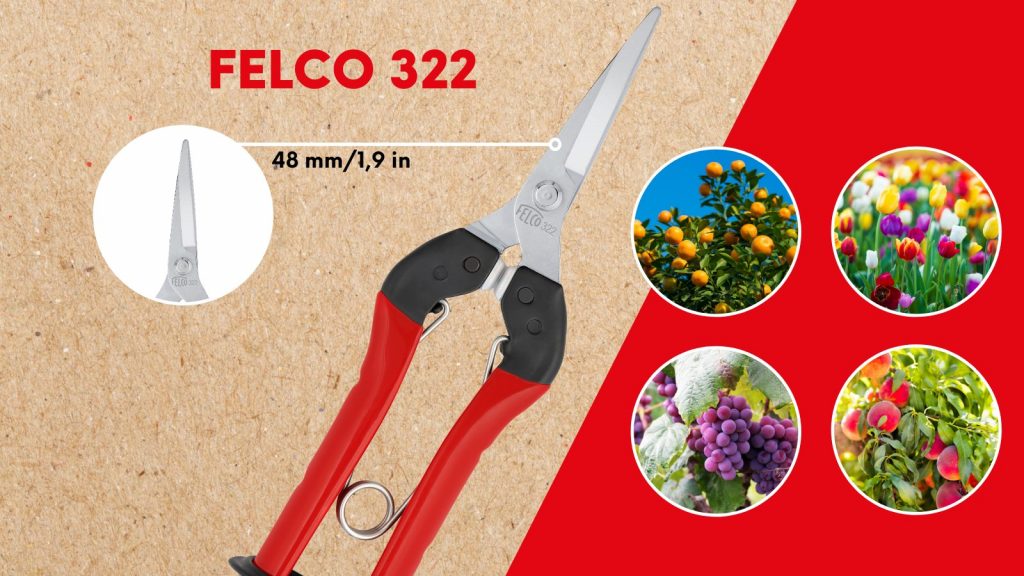 Felco 322 Plukkesaks 48mm lige skær