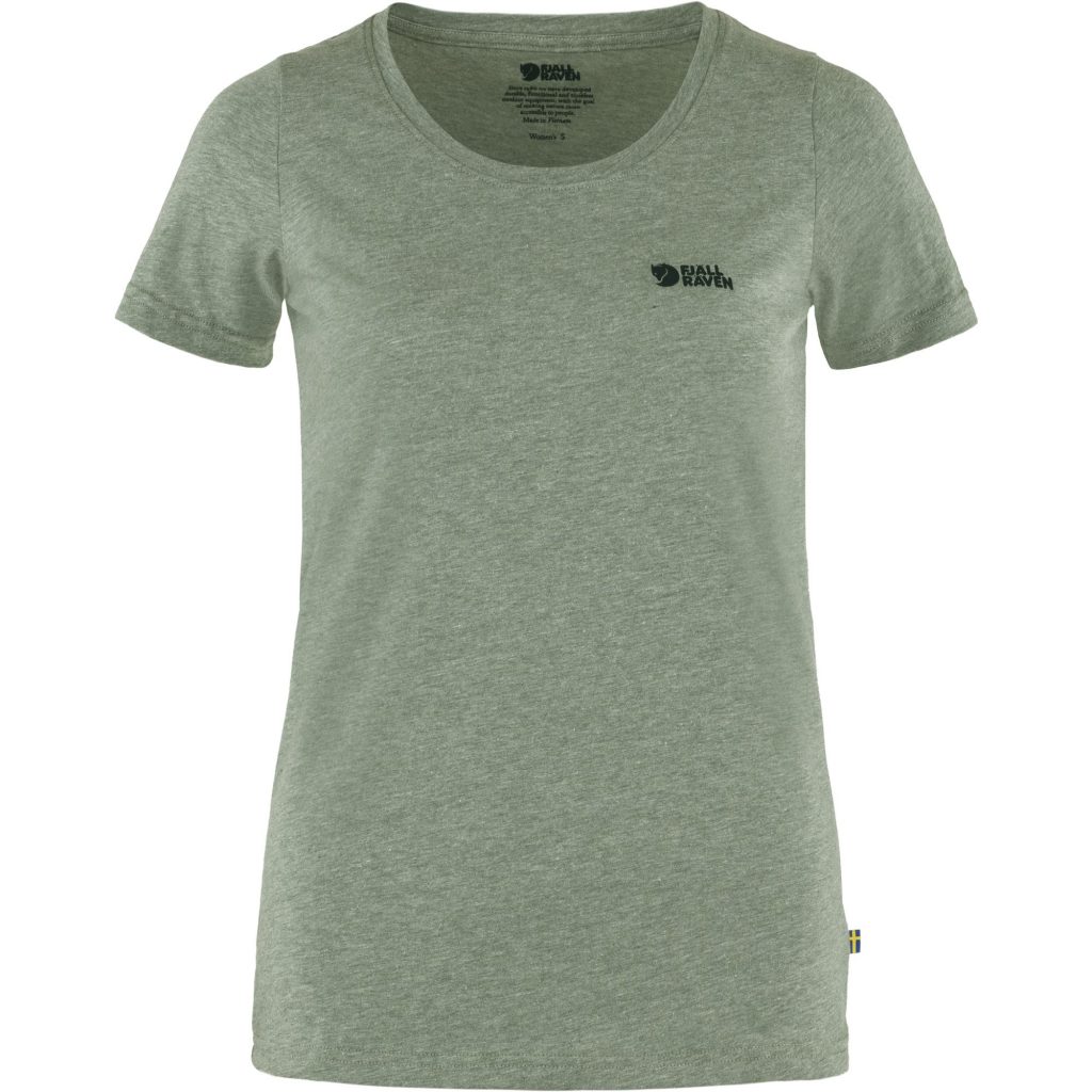 Fjällräven Logo T-Shirt W – Patina Green Melange