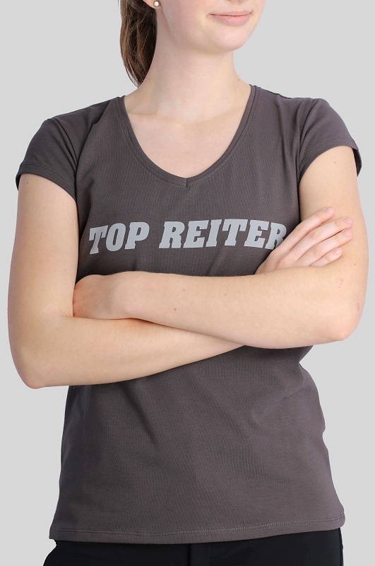 Top Reiter T-Shirt Grå