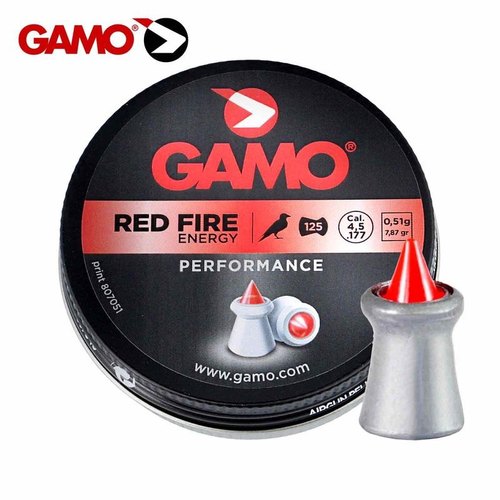 Gamo PDA hagl Red fire 4.5mm 125 stk