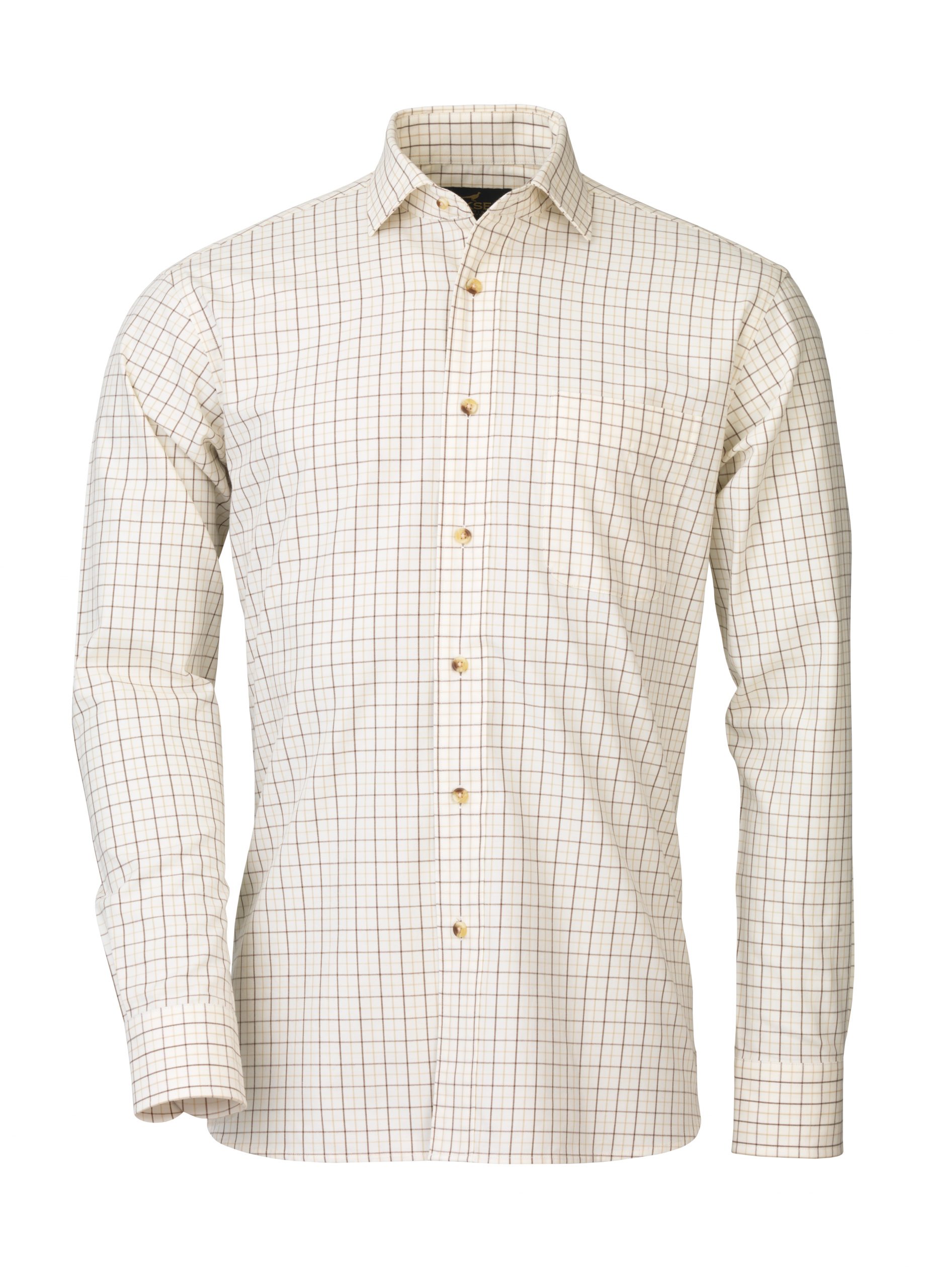 Se Laksen Dennis cotton wool shirt - M hos Almas Park & Fritid