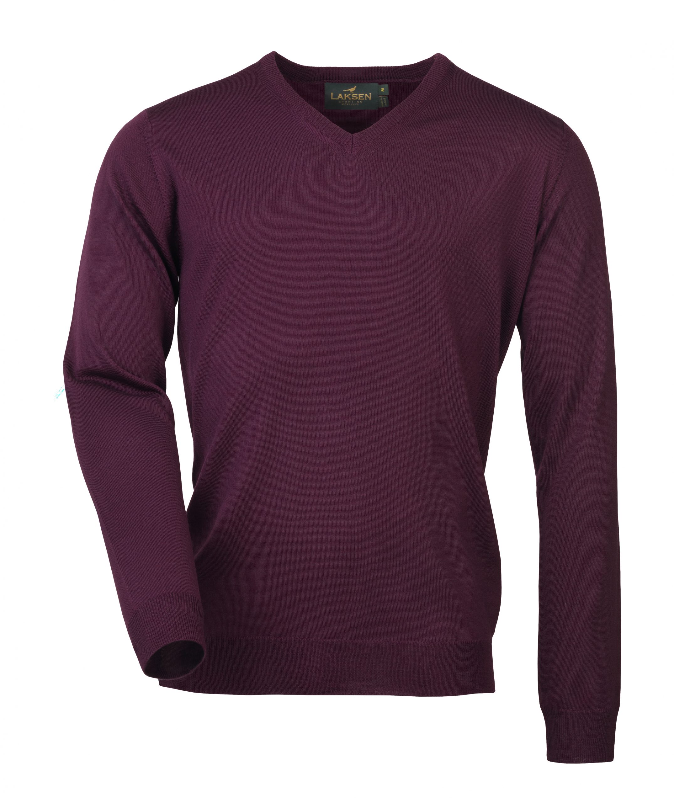 Billede af Laksen Sussex v-neck purple - M