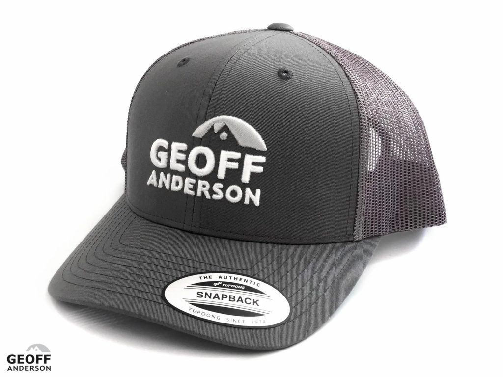 Geoff Anderson Snapback Grey Cap
