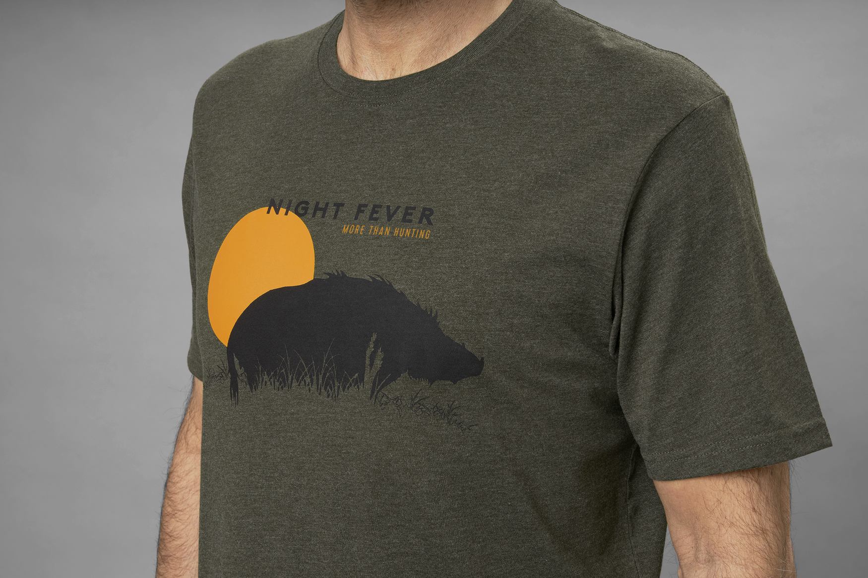 Seeland Night Fever T-shirt Pine Green Melange