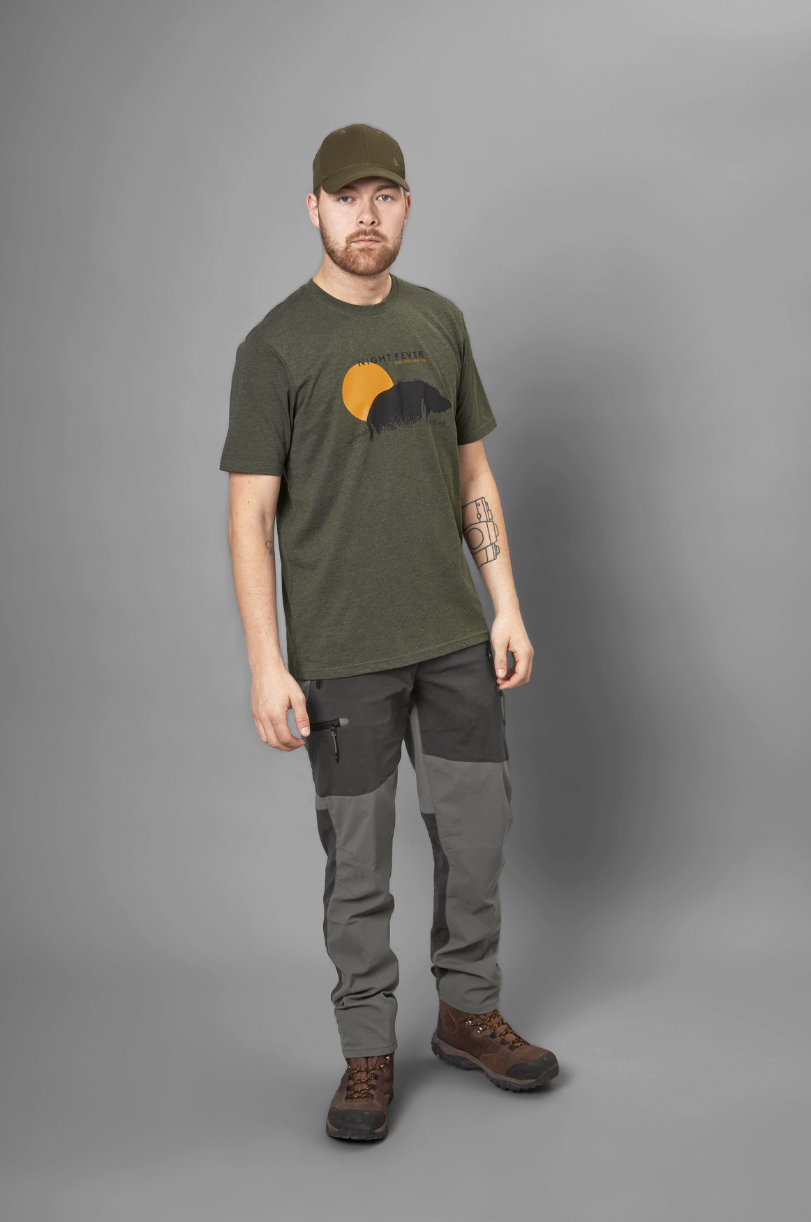 Seeland Night Fever T-shirt Pine Green Melange