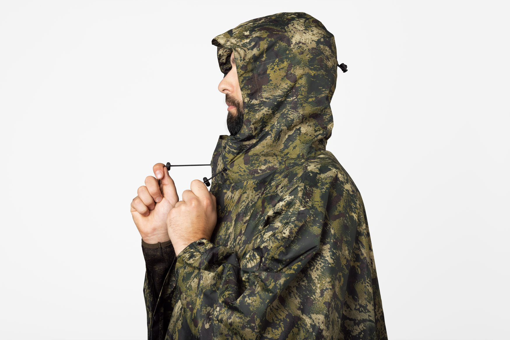 Taxus Camo Rain Ponche InVis Green one size