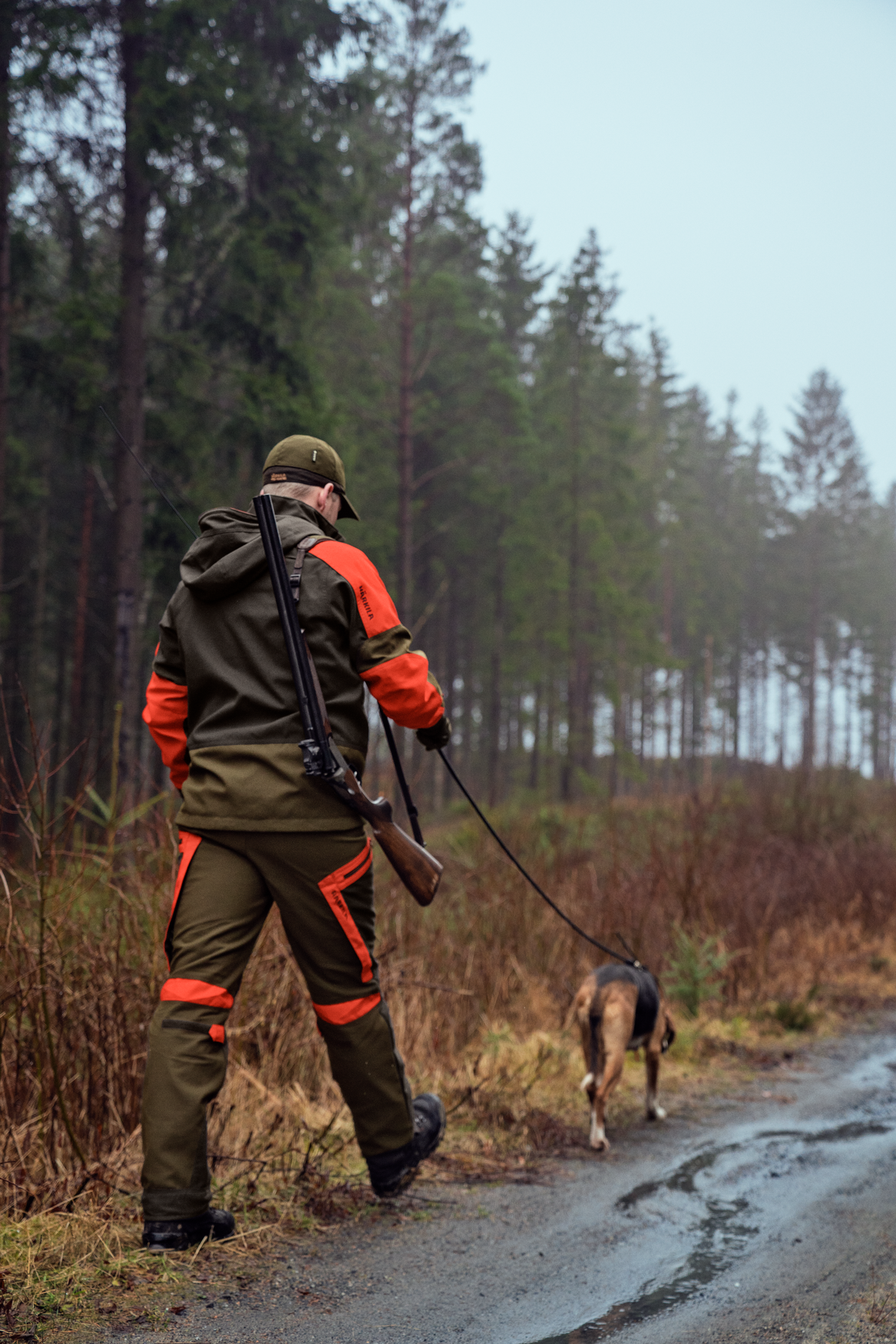 Härkila Pro Hunter Dog Keeper GTX bukser Willow green/orange